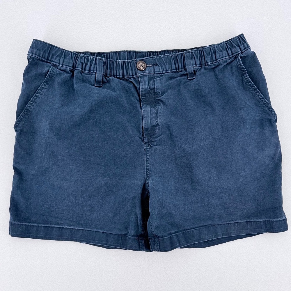 Chubbies Shorts Mens XXL Navy Blue 5.5" Inseam Elastic Waist Excellent